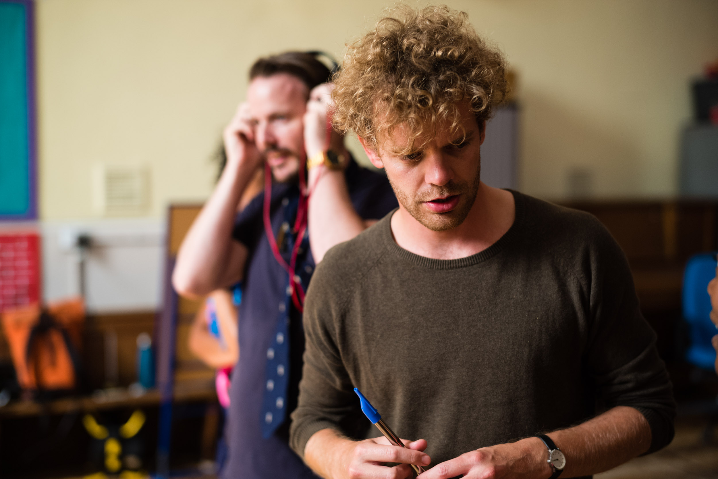 From Left: Tom Stoddart (Papageno), Peter Kirk (Tamino)
