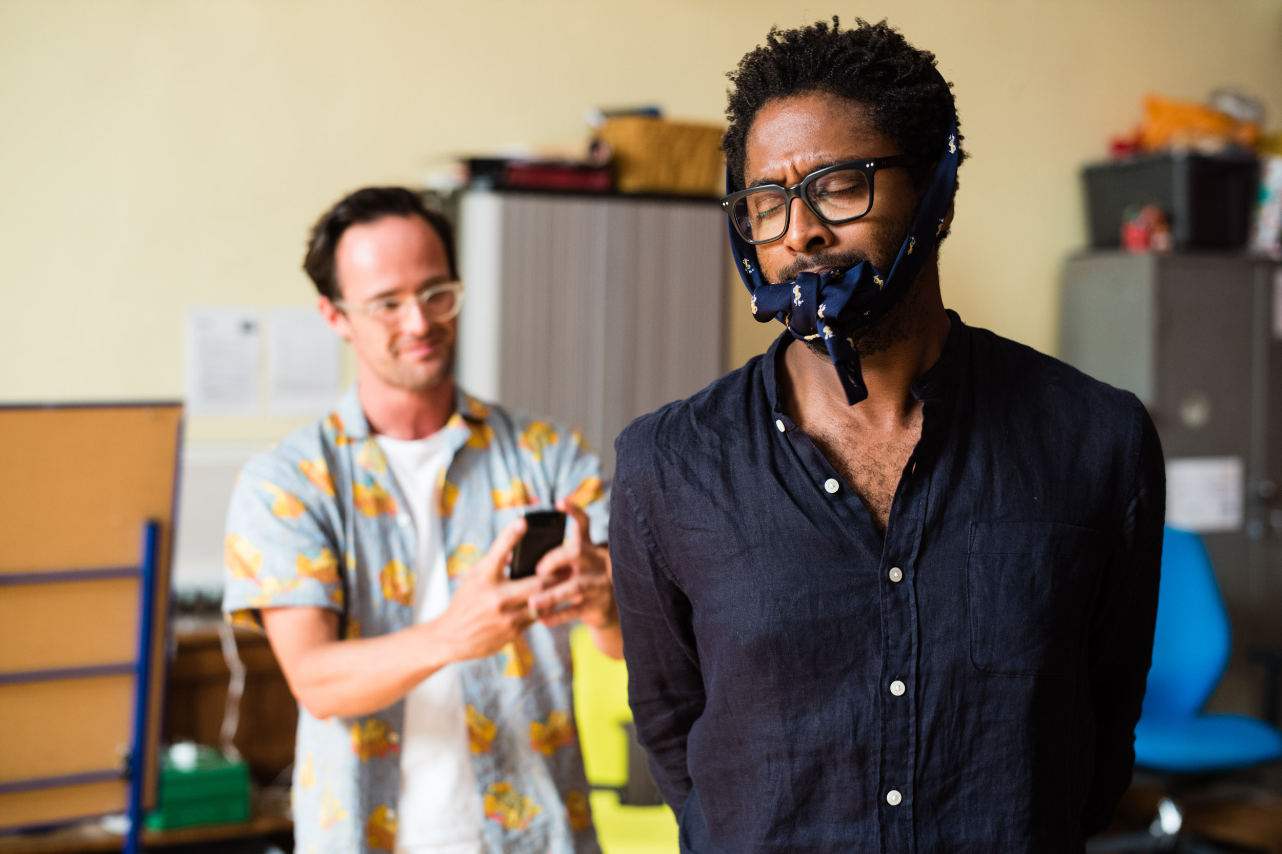 From Left: Lawrence Olsworth-Peter (Tamino), Peter Brathwaite (Papageno)