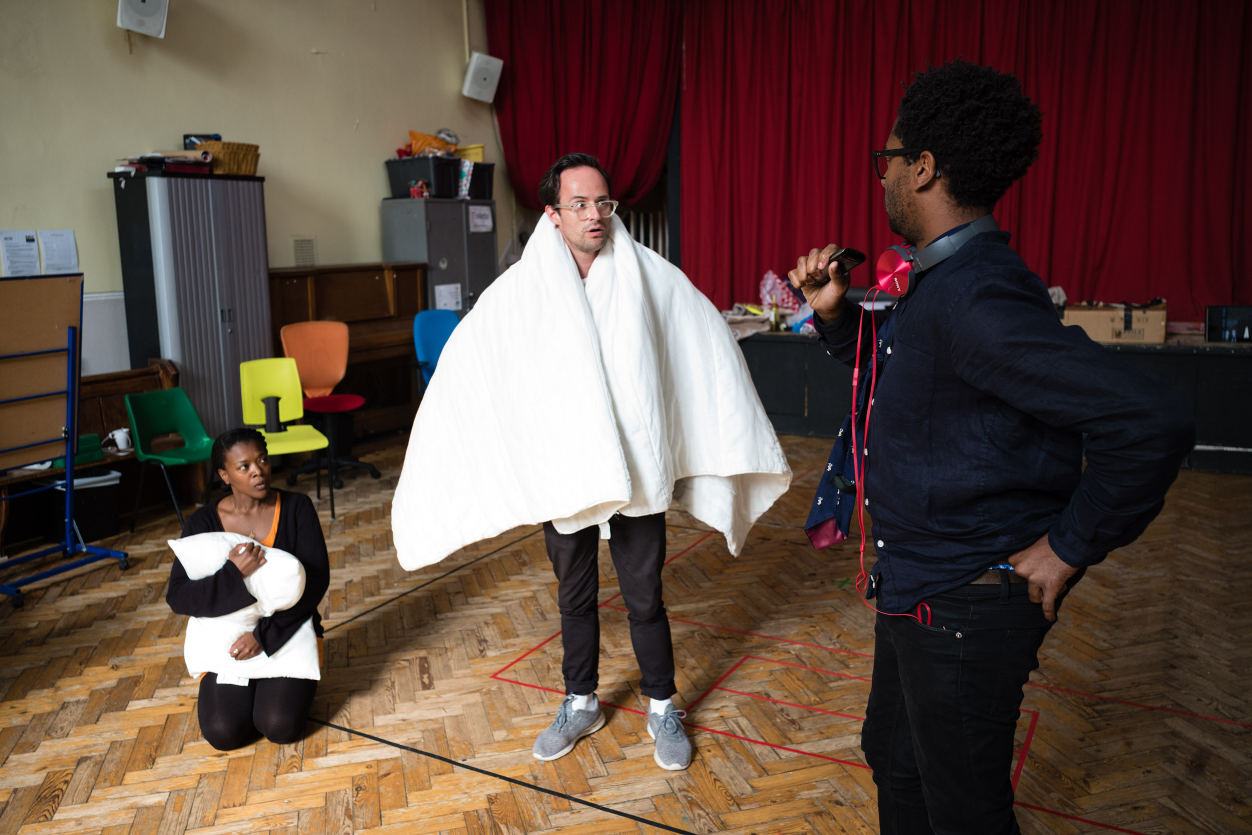 From Left: Abigail Kelly (Pamina), Susanna Buckle (Pamina), Peter Brathwaite (Papageno)