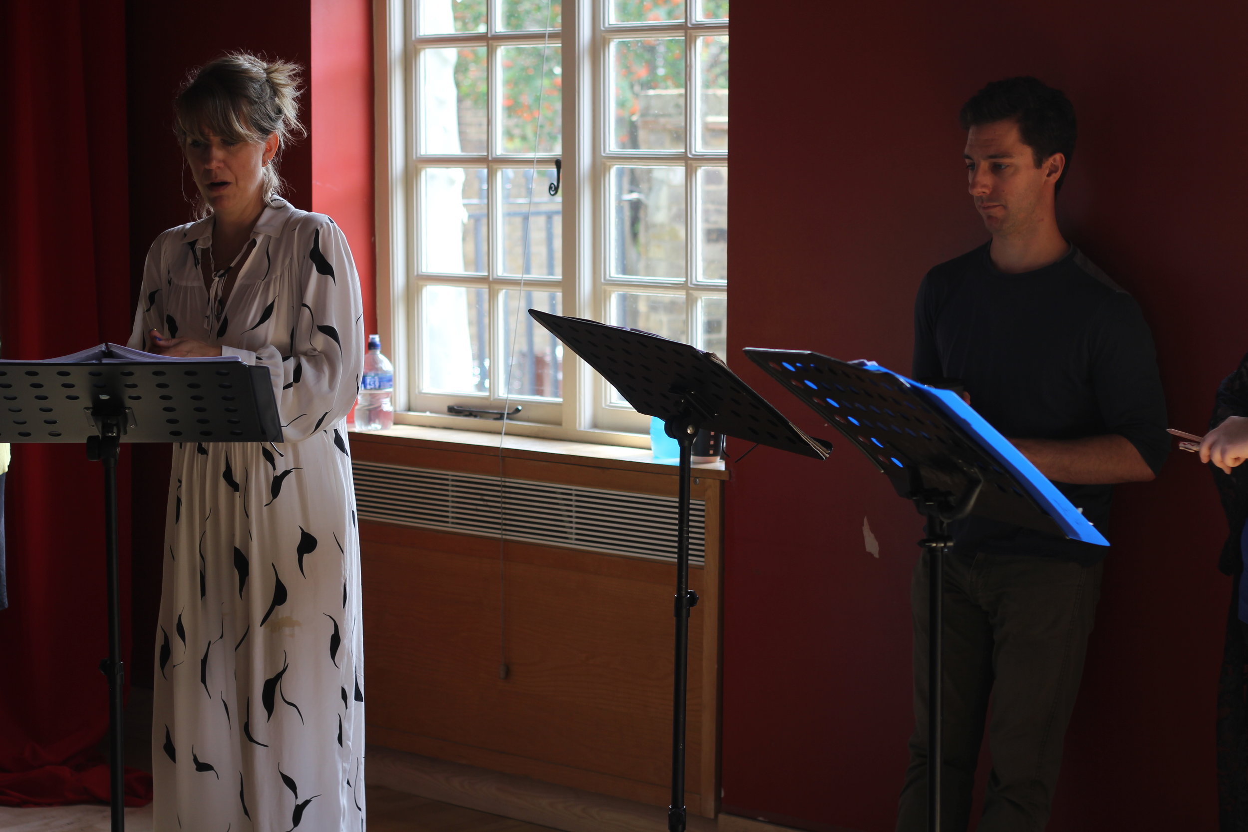 Maria Stuarda 2018: Flora McIntosh (Mary), Joseph Doody (Earl of Leicester) 